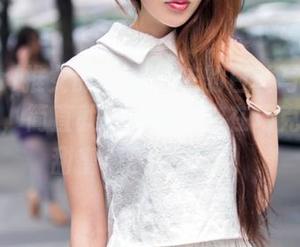 TuiGirl推女郎 – 赵惟依的白丝写真：这种美好，简直就像是阳光撒在巧克力上，甜蜜得让人发愣！
